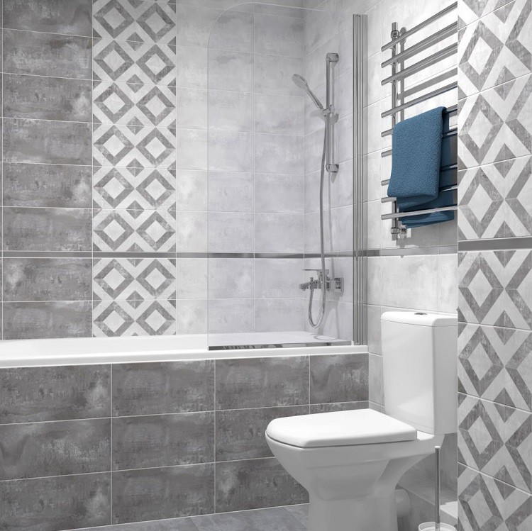 Плитка керамическая Ceramica Classic 08-01-06-1338 Troffi серая 400х200 мм