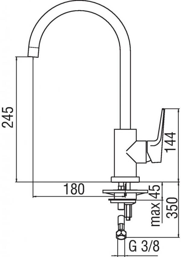 Смеситель для кухни Nobili Nobi NB84133CR