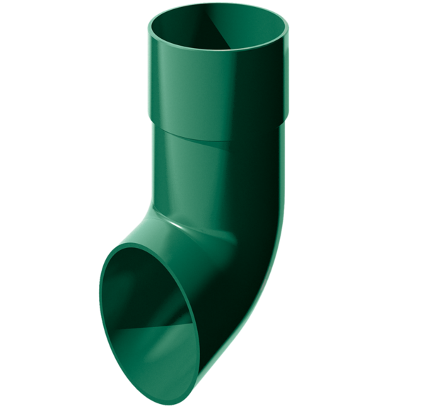 Слив трубы Технониколь ПВХ D125/82 мм зеленый
