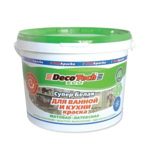 Краска латексная DecoTech Eco 13 кг