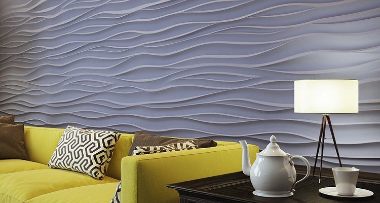 Дизайнерская 3D панель из гипса Artpole Silk 2 600х600 мм