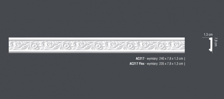 Молдинг полиуретановый Mardom Decor MDC217F 2350х78х13 мм