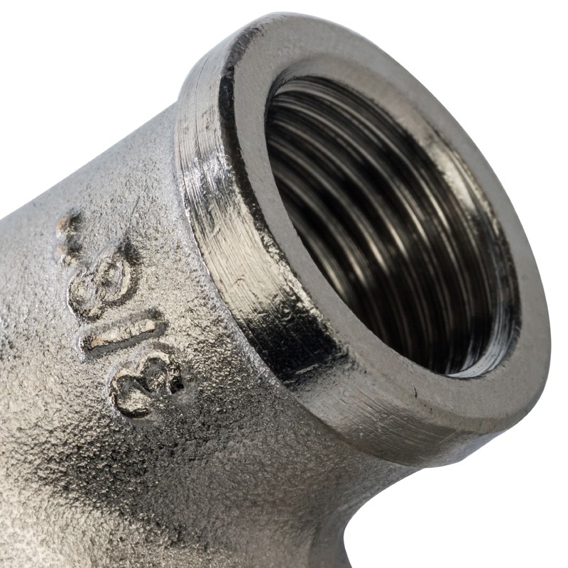 Угольник Stout SFT-0012-000038 3/8 дюйма никелированный с внутренней и наружной резьбой