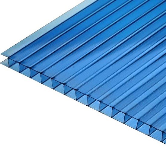 Поликарбонат сотовый Юг-Ойл-Пласт Ug Standart синий 8 мм 2,1х12 м