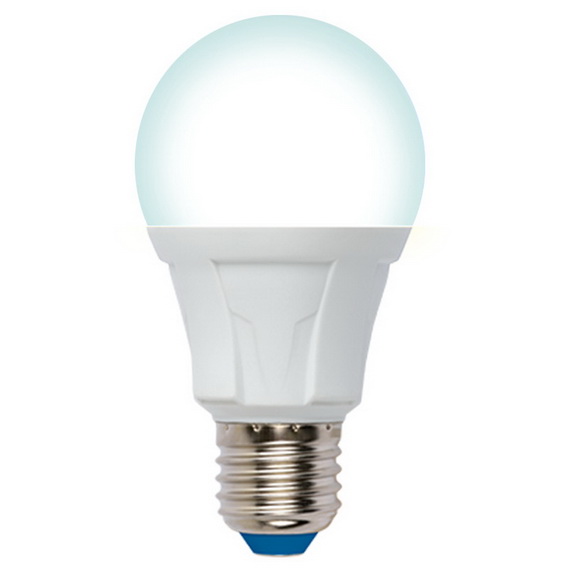 Лампа светодиодная Uniel Яркая LED-A60 10W/4000K/E27/FR/DIM PLP01WH диммируемая матовая 4000K