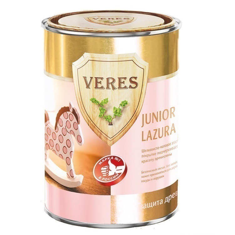 Пропитка для древесины Veres Junior Lazura №1 бесцветная 0,75 л