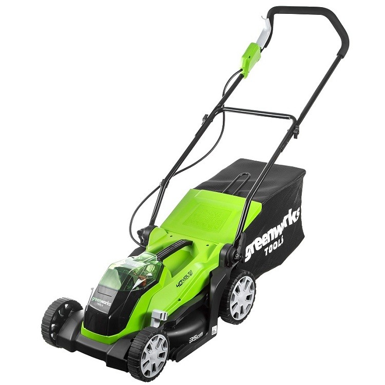 Газонокосилка аккумуляторная Greenworks G40LM35K2