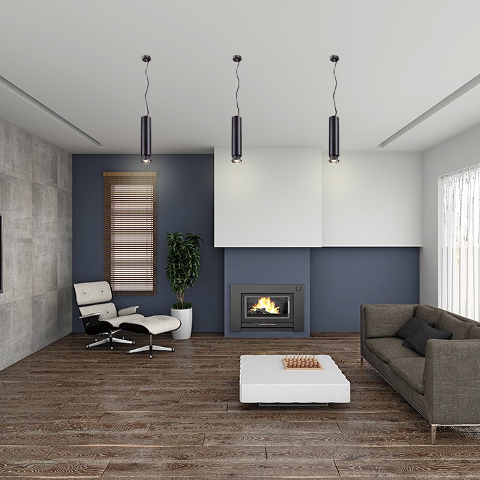 Светильник подвесной светодиодный Novotech Eddy 357975 черный 12W 220V