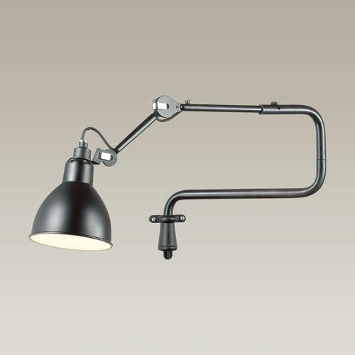 Бра на кронштейне Odeon Light Arta 4125/1WB черное E14 40W