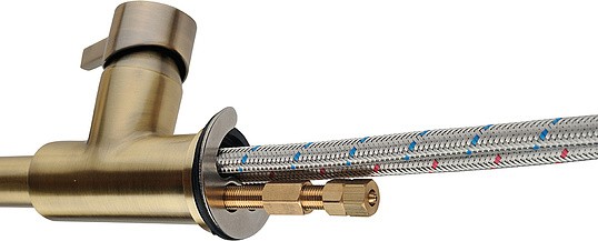 Смеситель для кухни Timo Hette 1026/02F antique с подключением фильтра