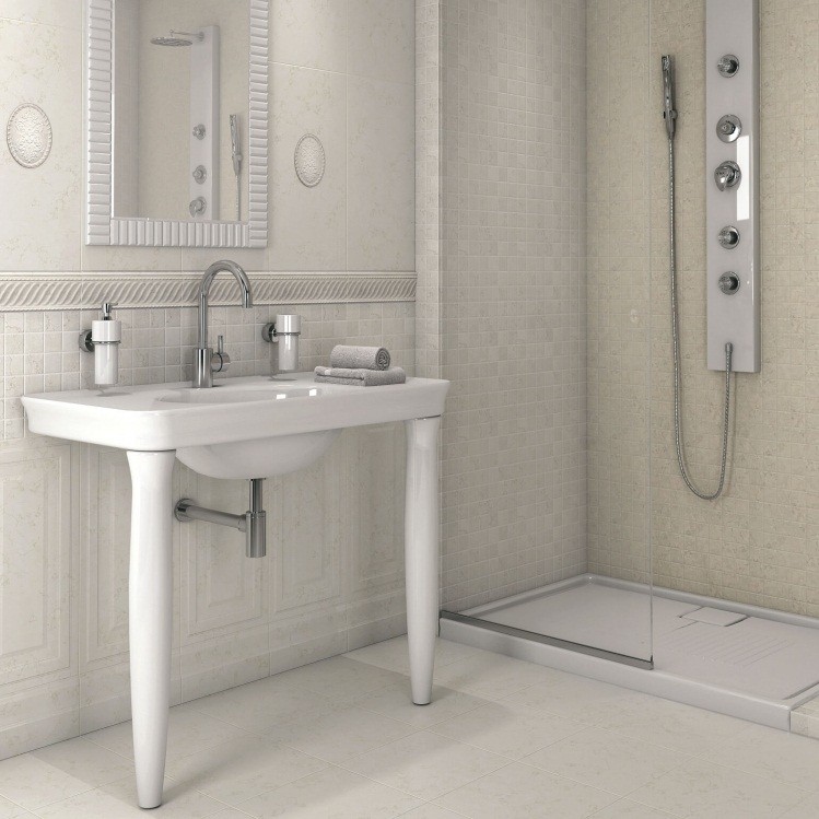 Декор керамический Kerama Marazzi OBA004 Белгравия светлый 160х120 мм