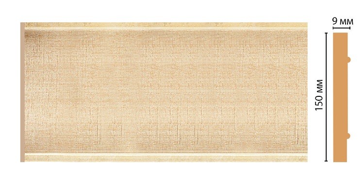 Панель декоративная Decomaster Золото B15-933 2400х150 мм