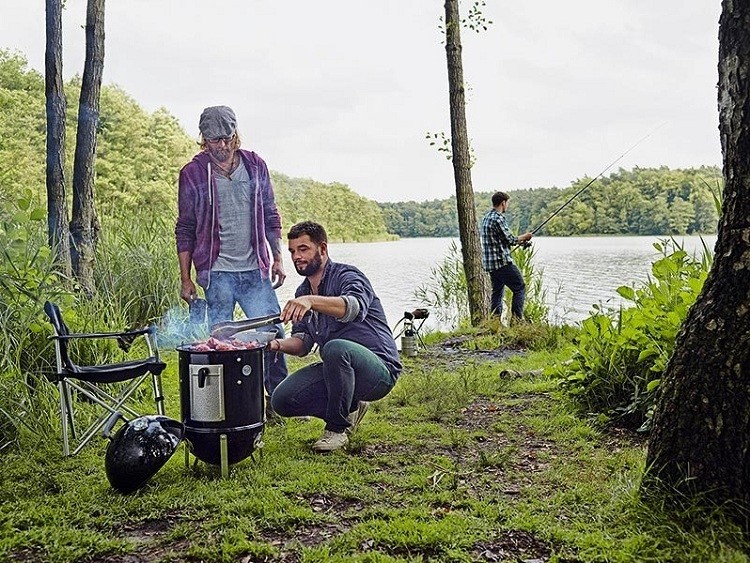Коптильня Weber Smokey Mountain Cooker 721004 47 см черная