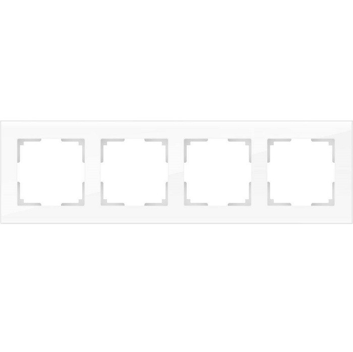Рамка четырехместная Werkel Favorit WL01-Frame-04 белая