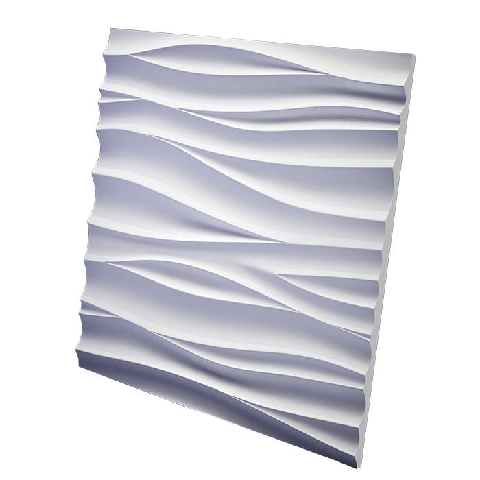 Дизайнерская 3D панель из гипса Artpole Silk 1 600х600 мм