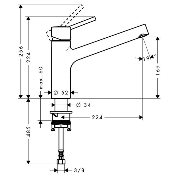 Смеситель для кухни Hansgrohe Talis S 32851000