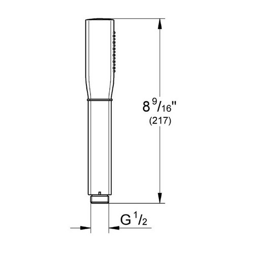 Ручной душ Grohe Rainshower Grandera Stick 26037000