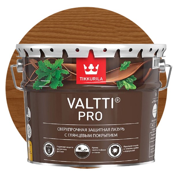 Антисептик Tikkurila Valtti Pro тик 9 л