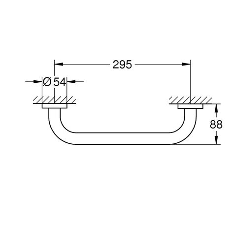 Поручень для ванной Grohe Essentials 40421001