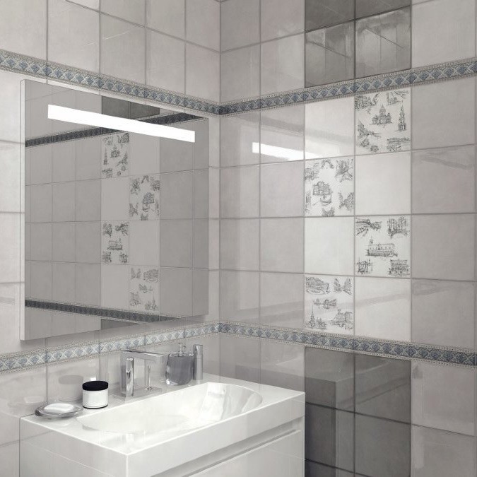 Плитка керамическая Kerama Marazzi 5262 Марчиана серая 200х200 мм