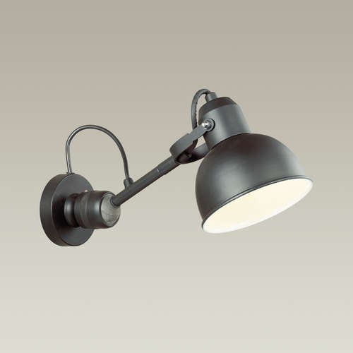 Бра на кронштейне Odeon Light Arta 4125/1W черное E14 1х40W 220V