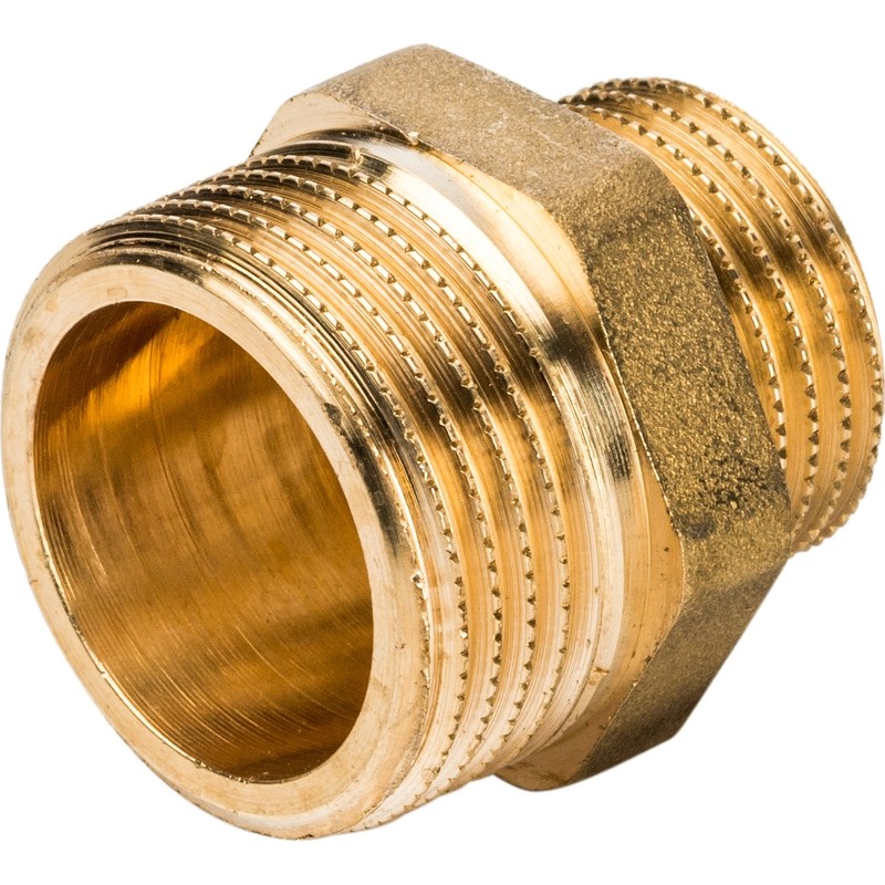 Ниппель переходной Stout SFT-0003-003412 3/4х1/2 дюйма с наружной резьбой