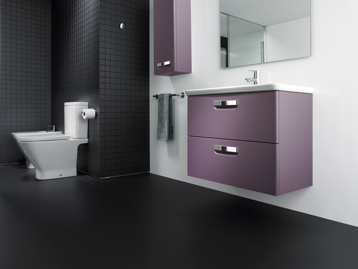 Тумба под раковину Roca Gap ZRU9302740 фиолетовая