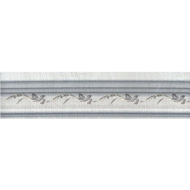 Бордюр керамический Kerama Marazzi BLB029 Кантри Шик багет серый декорированный 200х50 мм