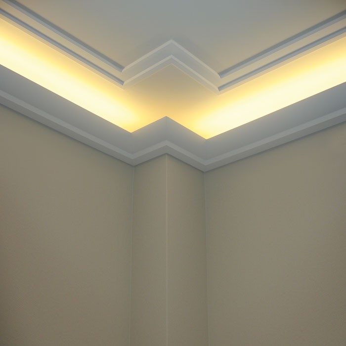 Профиль полиуретановый Orac Decor Luxxus C351 2000х173х74 мм для скрытого освещения 