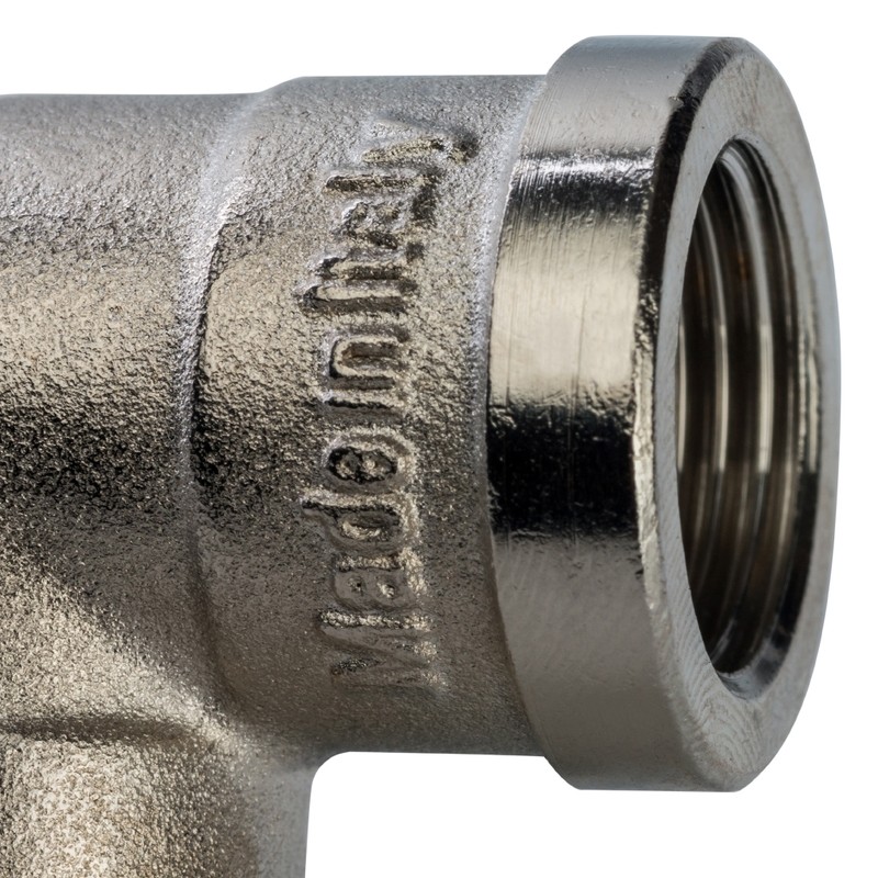 Угольник Stout SFT-0014-000038 3/8 дюйма никелированный с внутренней резьбой