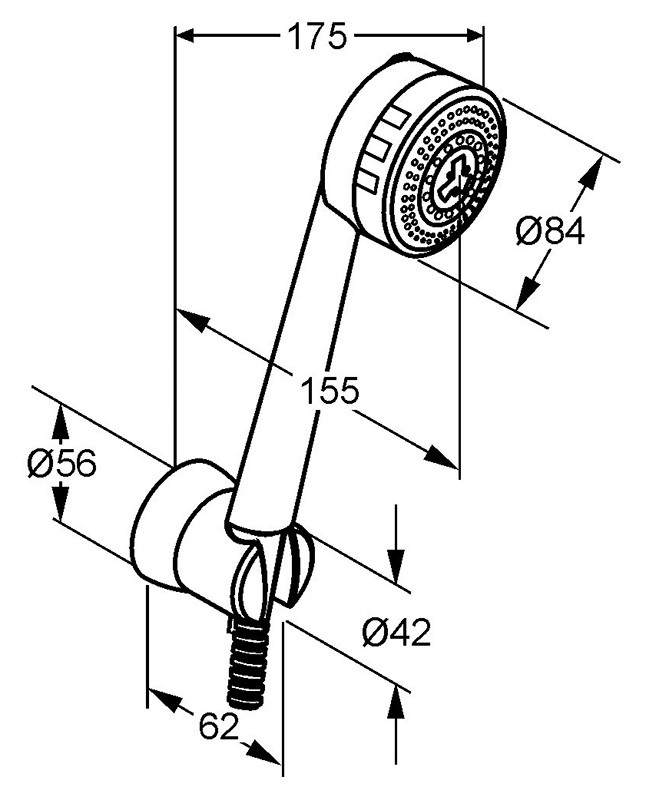 Душевой гарнитур Kludi Zenta 2S 6075005-00