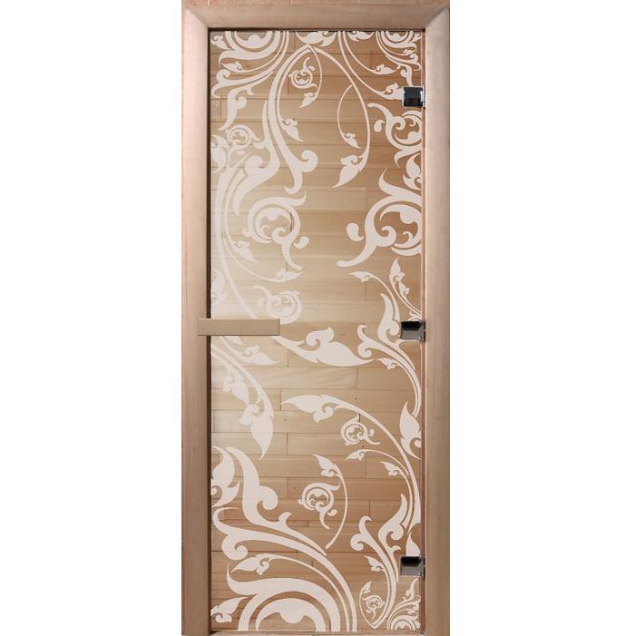 Дверь для сауны стеклянная Doorwood DW01041 Венеция прозрачная 700х1900 мм
