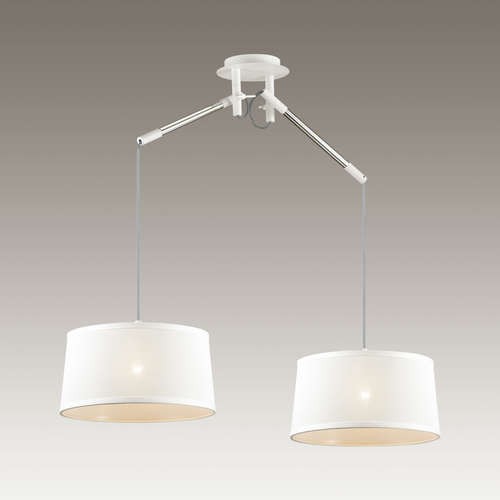 Подвес Odeon Light Loka 4160/2 белый Е27 2х15W 220V