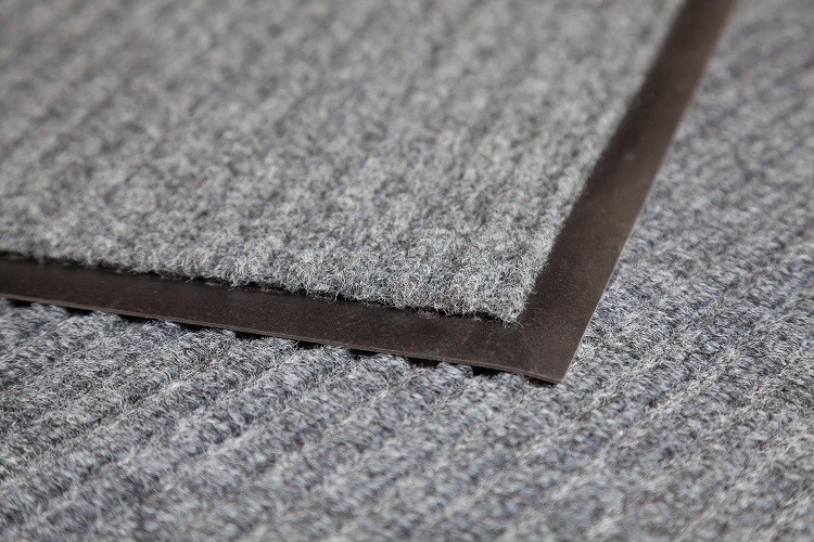 Коврик влаговпитывающий Double Stripe Doormat серый 1200х2500 мм