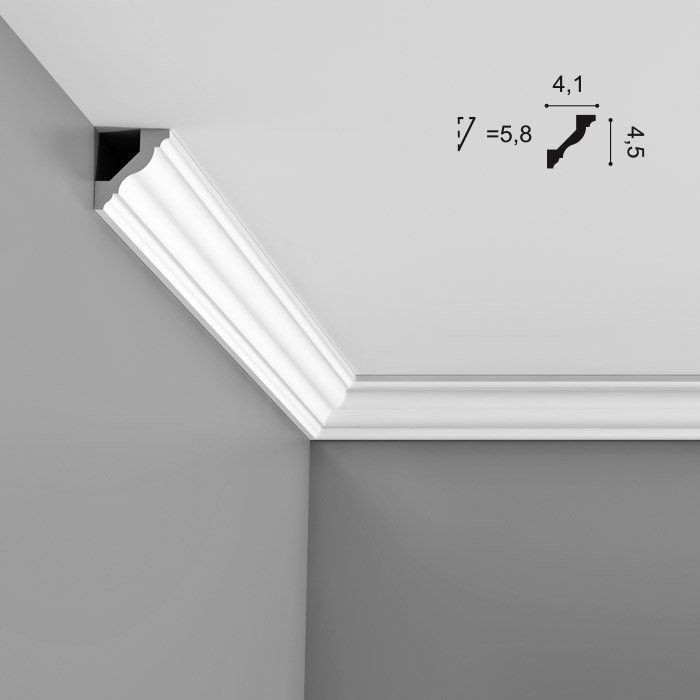 Карниз потолочный из дюрополимера Orac Decor Axxent CX110 2000х41х45 мм