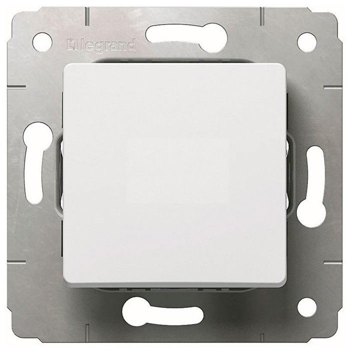 Механизм выключателя Legrand Cariva 773656 одноклавишный белый