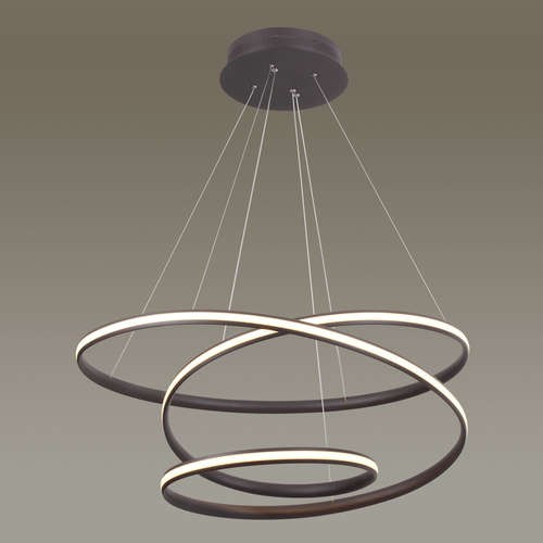 Светильник подвесной светодиодный Odeon Light Orbit 3864/85L венге 85W 220V