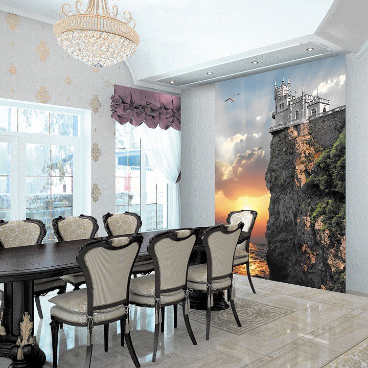 Фотообои виниловые на флизелиновой основе Decocode Ласточкино гнездо 21-0268-KE 2х2,8 м