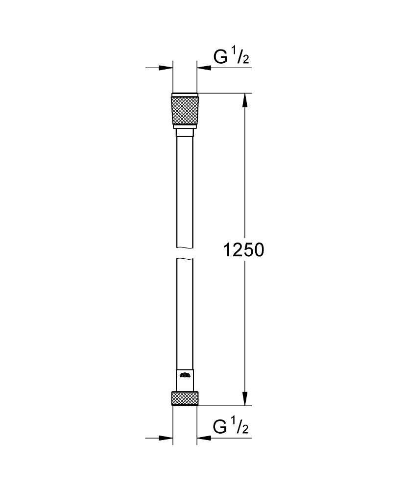 Душевой шланг Grohe Silverflex 28362000 125 см