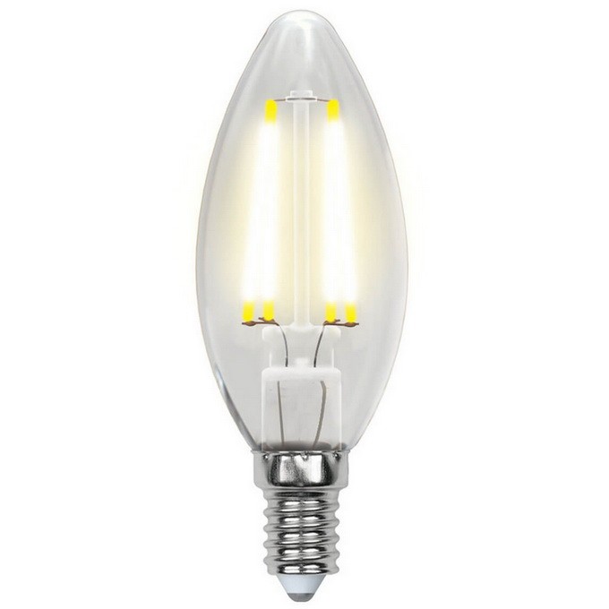 Лампа светодиодная Uniel Air LED-C35-7,5W/E14 прозрачная 4000K
