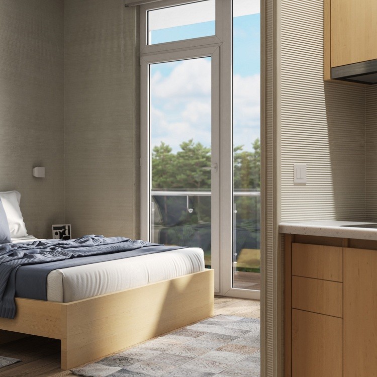 Стеновая панель МДФ Wand der Welt Breeze Латте 2700х118 мм