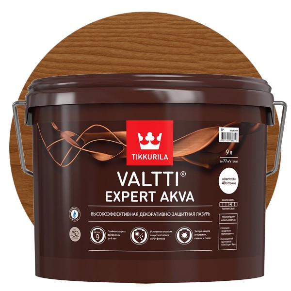 Антисептик Tikkurila Valtti Expert Akva тик 9 л