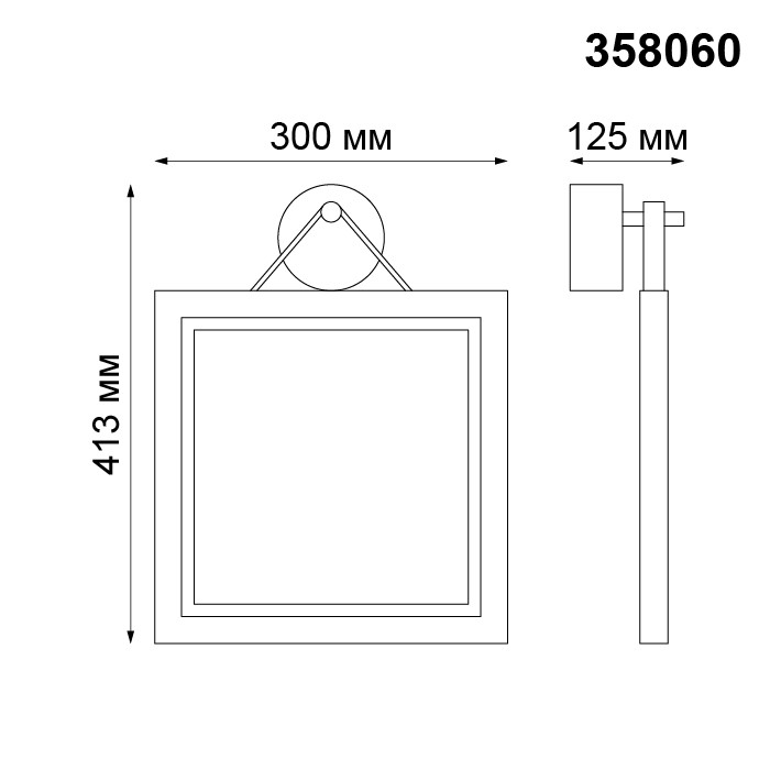Светильник светодиодный уличный Novotech Roca 358060 темно-серый 13W 100-240V IP65