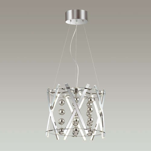 Подвес светодиодный Odeon Light Brion 4094/60L хром 60W 220V