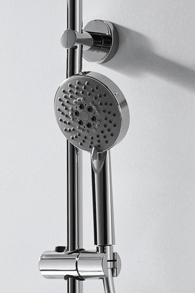 Душевая стойка Bravat Waterfall SS F639114C-A3-RUS с термостатом