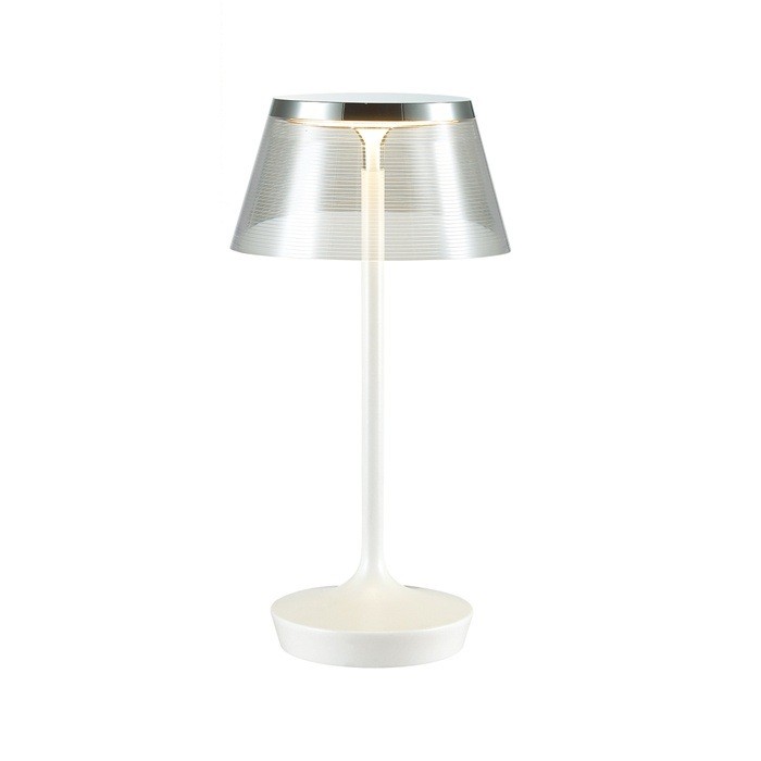 Настольная лампа светодиодная Odeon Light Abel 4108/7TL белый/хром/прозрачный 7W