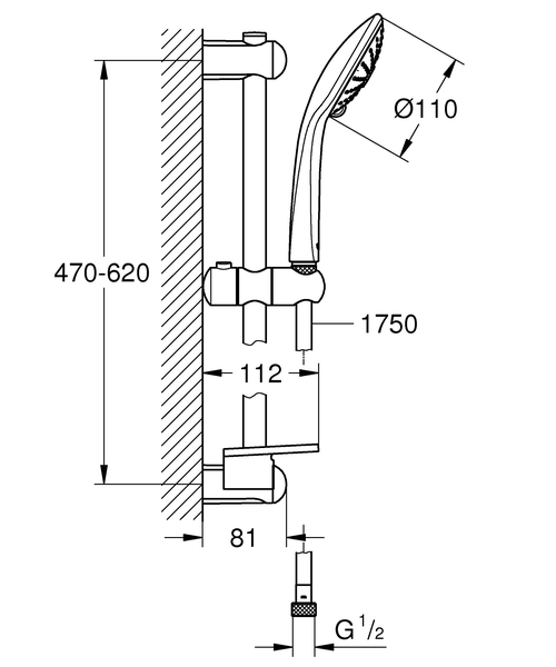 Душевой гарнитур Grohe Euphoria 27232001 