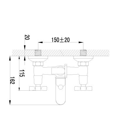 Смеситель для ванны Lemark Benefit LM2502C