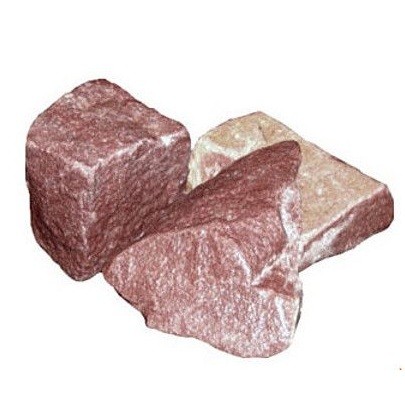 Камень малиновый кварцит колотый коробка 20 кг