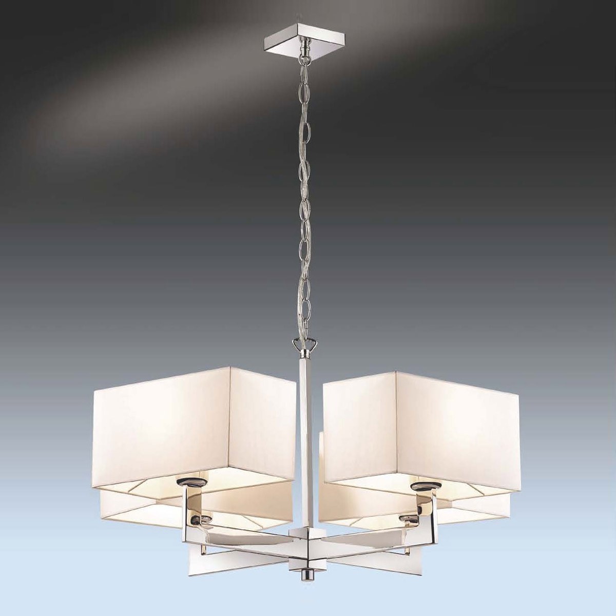 Люстра подвесная Odeon Light Norte 2421/4 хром E27 4х60W 220V
